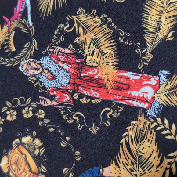 RSVLTS WWE Legends Ric Flair Nature Boy KUNUFLEX Short Sleeve Shirt Size Small - Picture 6 of 12